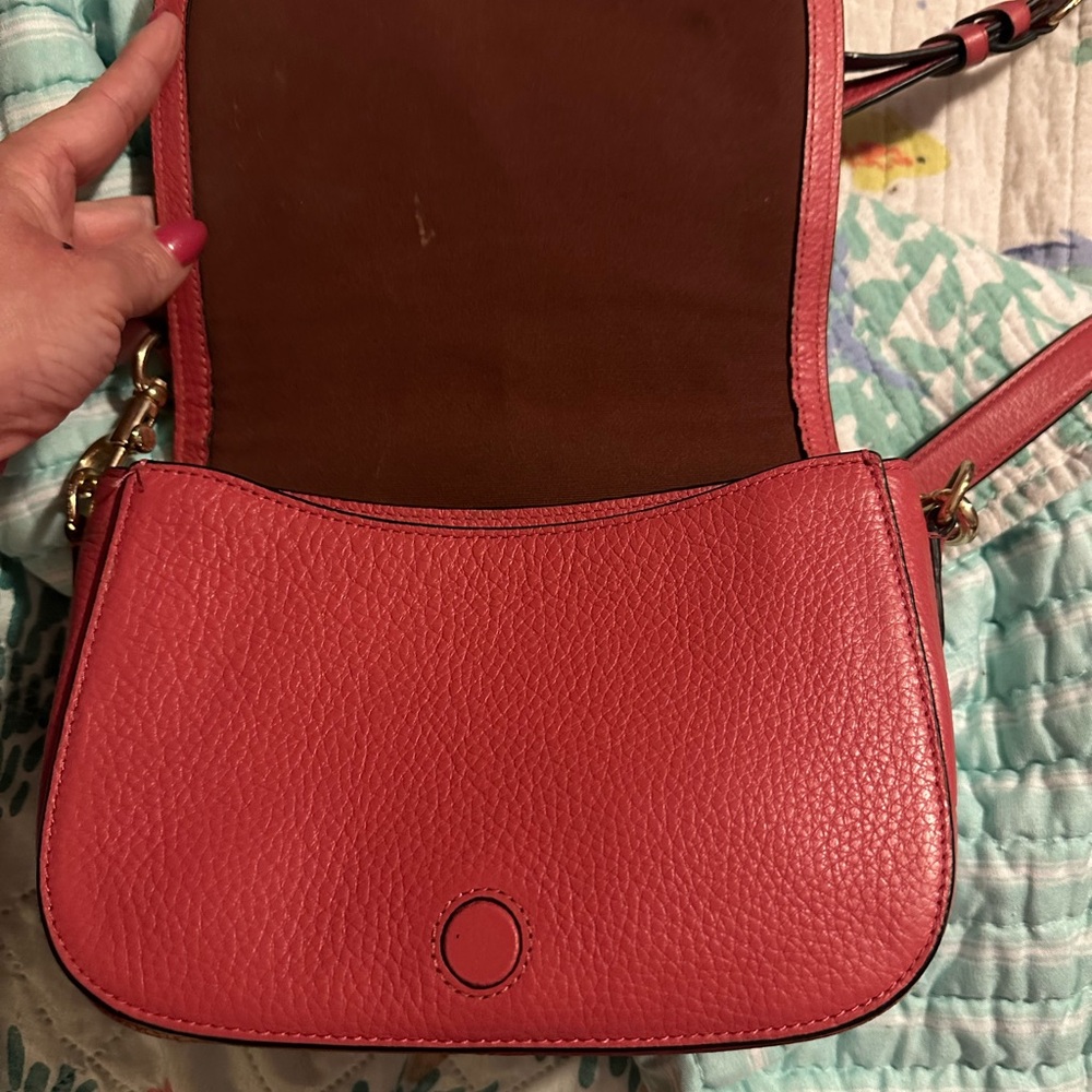 Coach pink Leather Crossbody Bag - Picture 2 of 6